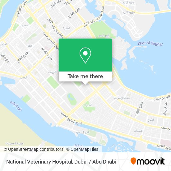 National Veterinary Hospital map