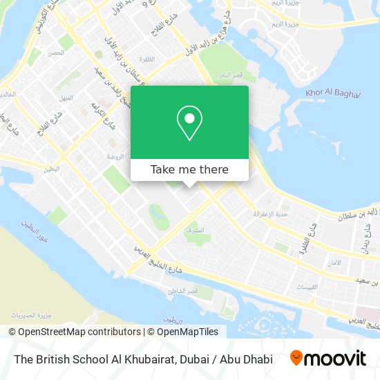 The British School Al Khubairat map