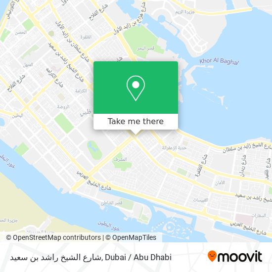 شارع الشيخ راشد بن سعيد map