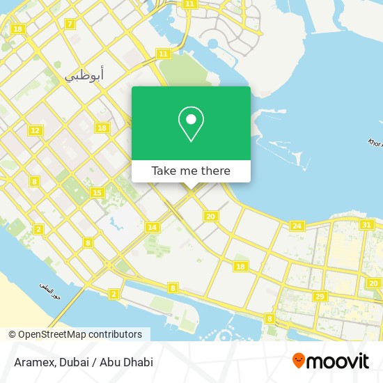 Aramex map