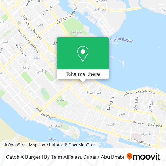 Catch X Burger | By Taim AlFalasi map