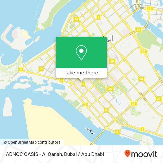 ADNOC OASIS - Al Qanah map