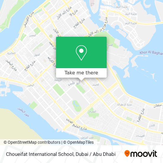 Choueifat International School map