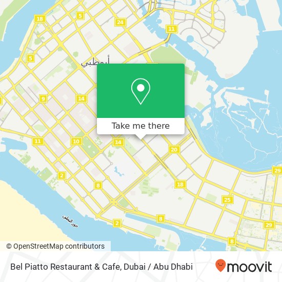 Bel Piatto Restaurant & Cafe map