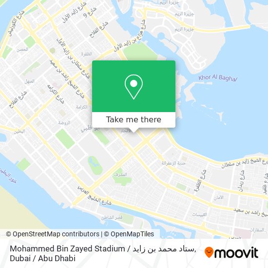 Mohammed Bin Zayed Stadium / ستاد محمد بن زايد map