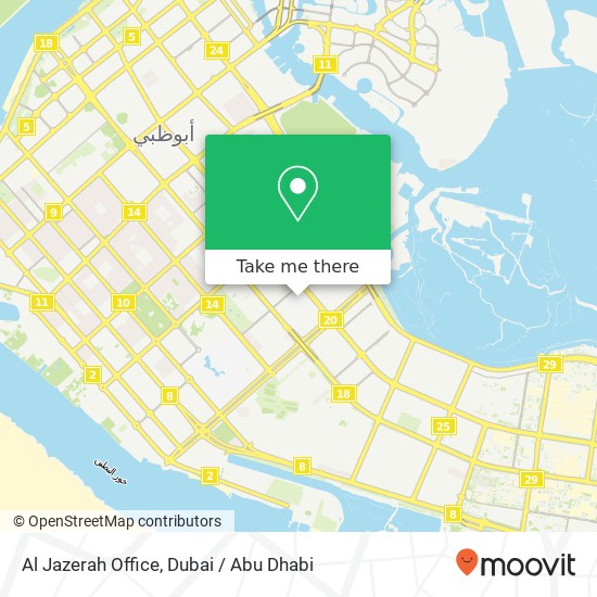 Al Jazerah Office map