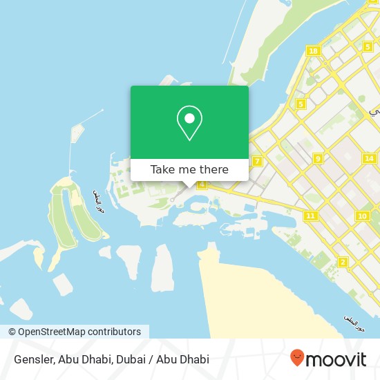 Gensler, Abu Dhabi map