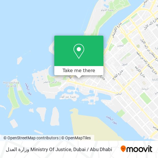 وزارة العدل Ministry Of Justice map