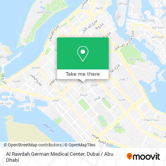 Al Rawdah German Medical Center map