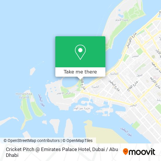 Cricket Pitch @ Emirates Palace Hotel map