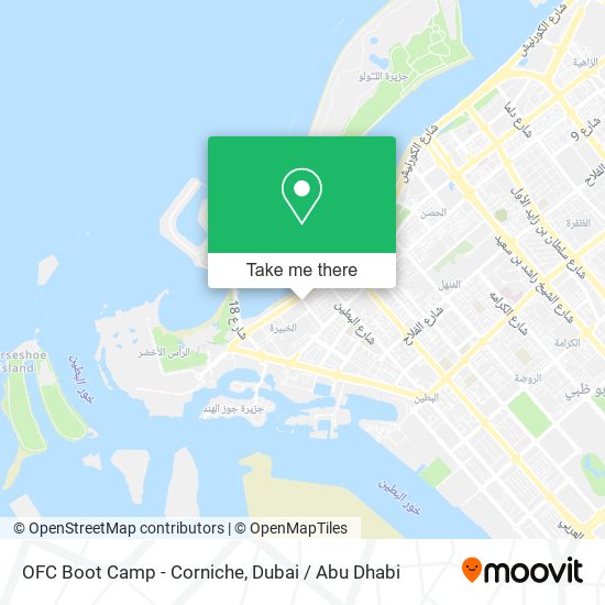 OFC Boot Camp - Corniche map