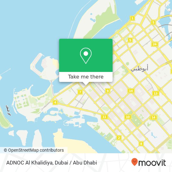 ADNOC Al Khalidiya map