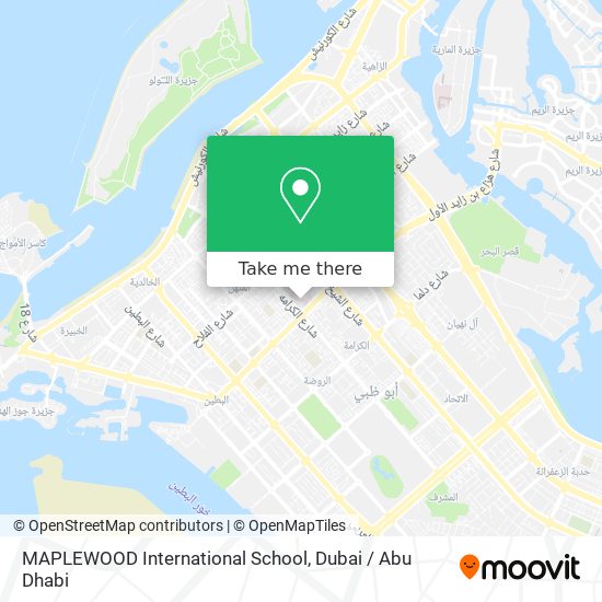 MAPLEWOOD International School map