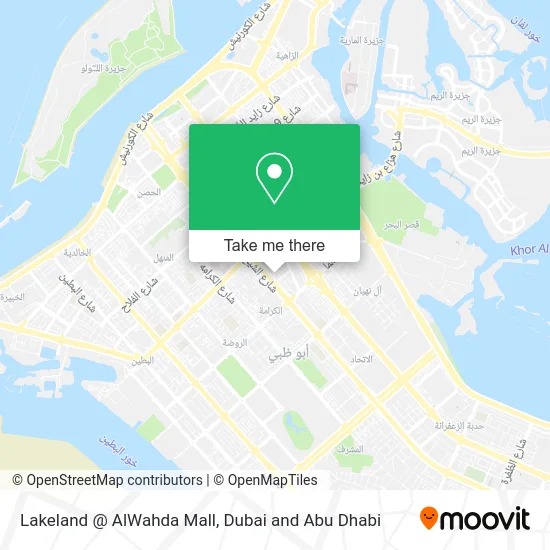 Lakeland @ AlWahda Mall map