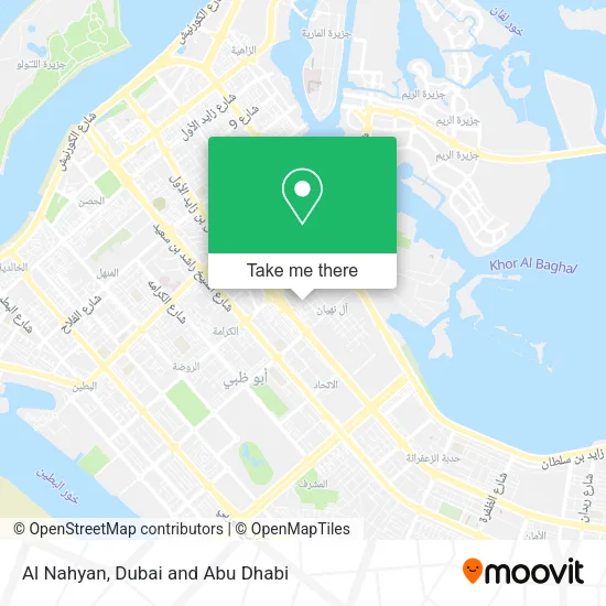 Al Nahyan map