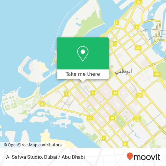Al Safwa Studio map