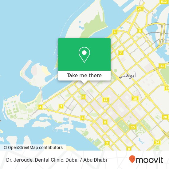 Dr. Jeroude, Dental Clinic map