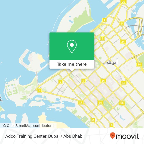 Adco Training Center map