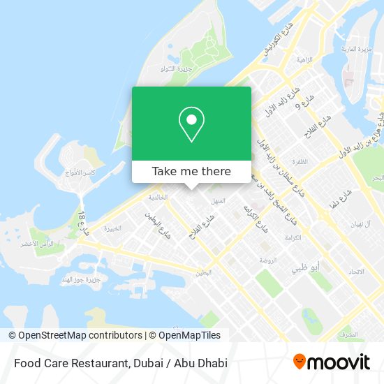 Food Care Restaurant map