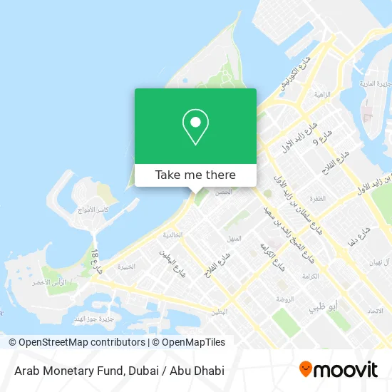 Arab Monetary Fund map