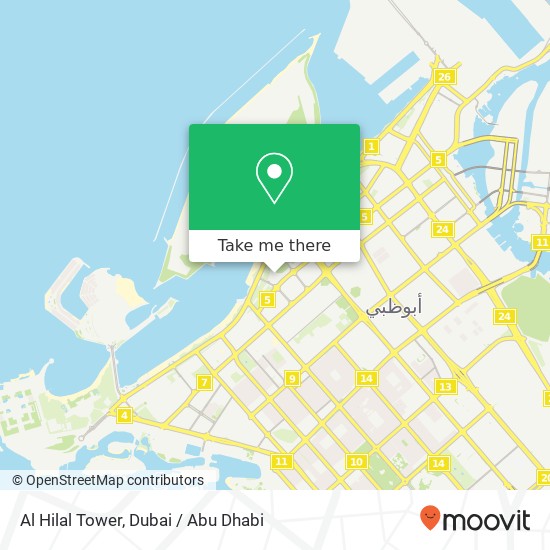 Al Hilal Tower map