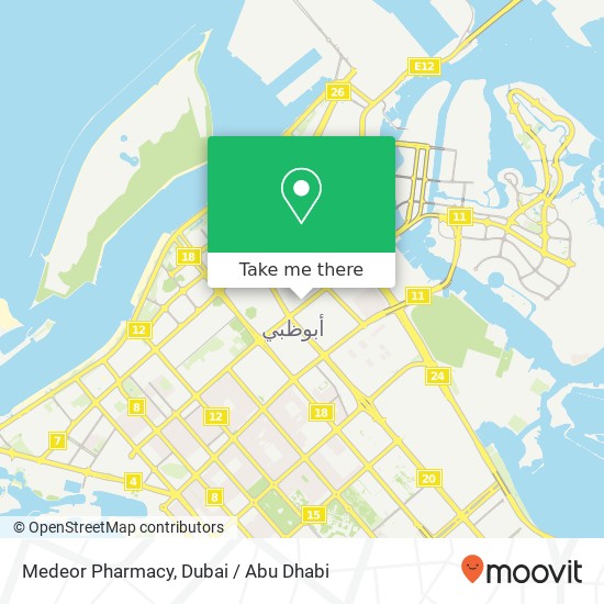 Medeor Pharmacy map
