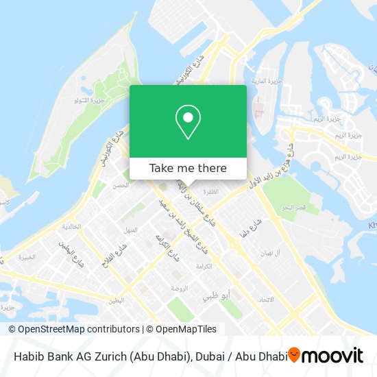 Habib Bank AG Zurich (Abu Dhabi) map