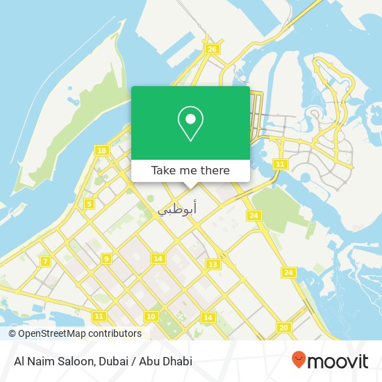 Al Naim Saloon map