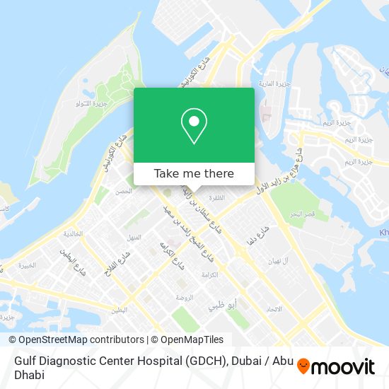 Gulf Diagnostic Center Hospital (GDCH) map
