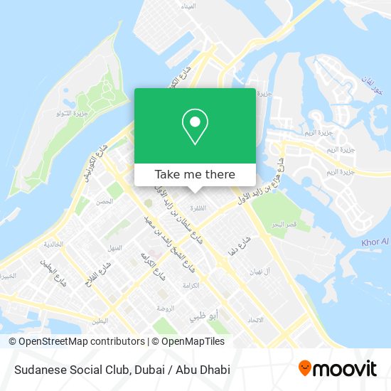 Sudanese Social Club map