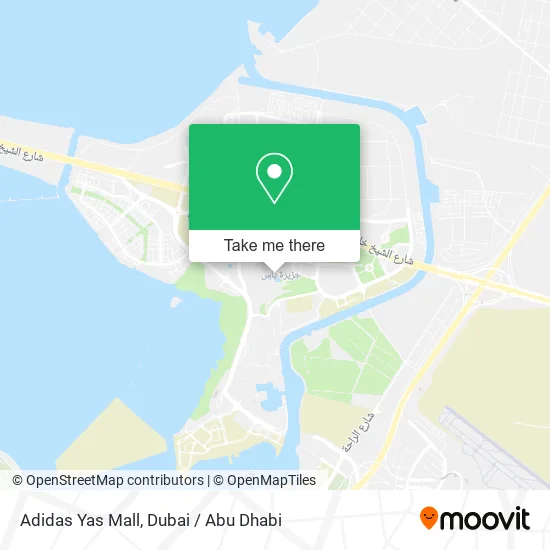 Adidas Yas Mall map