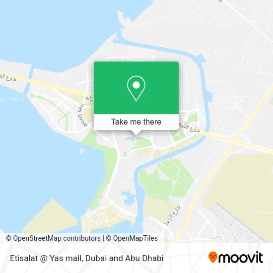 Etisalat @ Yas mall map