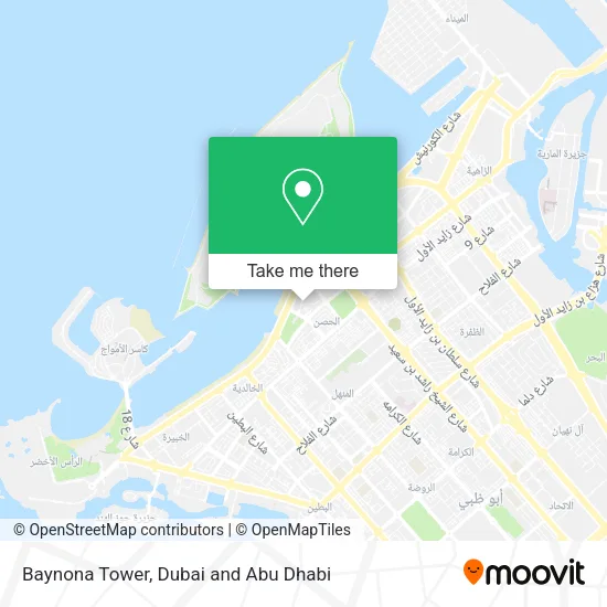 Baynona Tower map