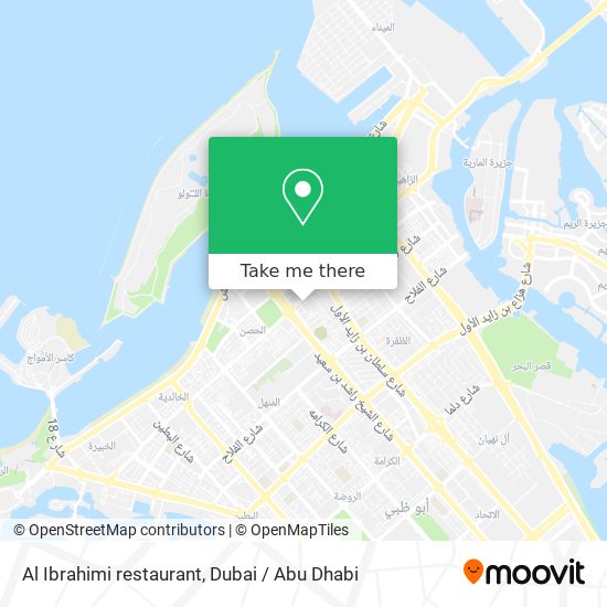 Al Ibrahimi restaurant map