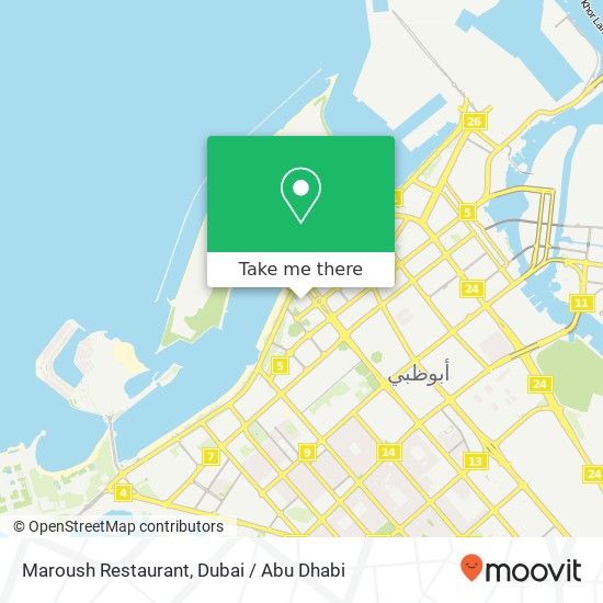 Maroush Restaurant map