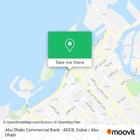 Abu Dhabi Commercial Bank - ADCB map