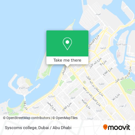 Syscoms college map