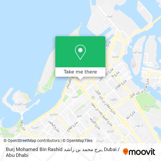 Burj Mohamed Bin Rashid برج محمد بن راشد map