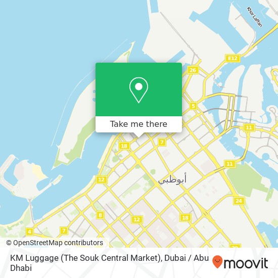 KM Luggage (The Souk Central Market) map
