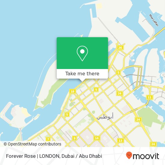 Forever Rose | LONDON map