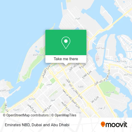 Emirates NBD map
