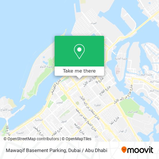 Mawaqif Basement Parking map