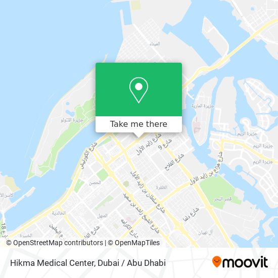 Hikma Medical Center map