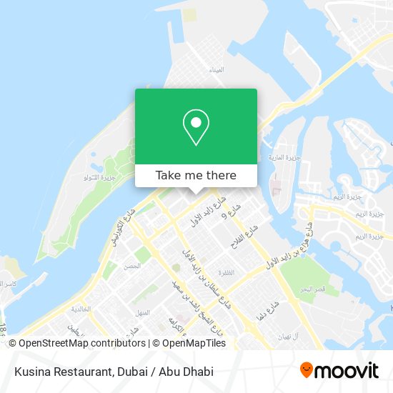 Kusina Restaurant map