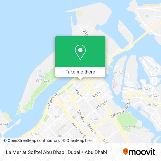 La Mer at Sofitel Abu Dhabi map