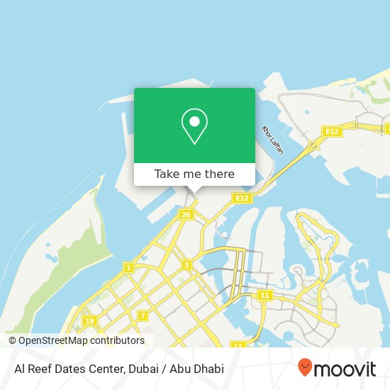 Al Reef Dates Center map