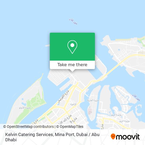 Kelvin Catering Services, Mina Port map