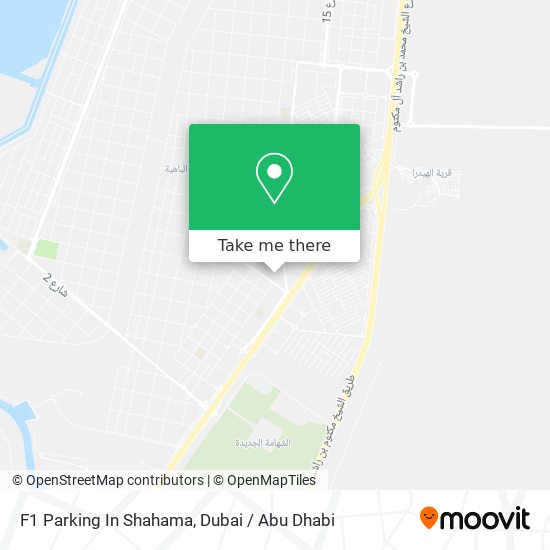 F1 Parking In Shahama map