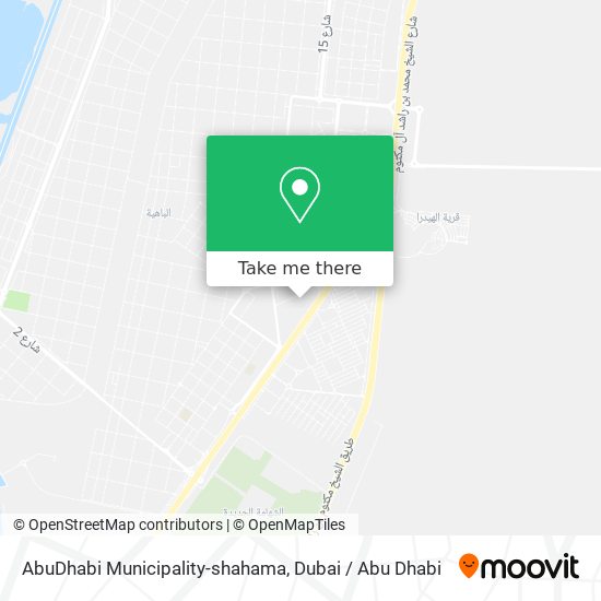 AbuDhabi Municipality-shahama map