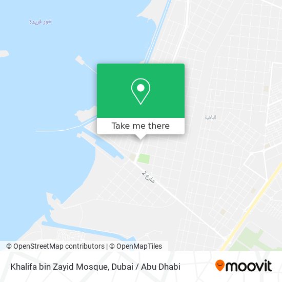 Khalifa bin Zayid Mosque map